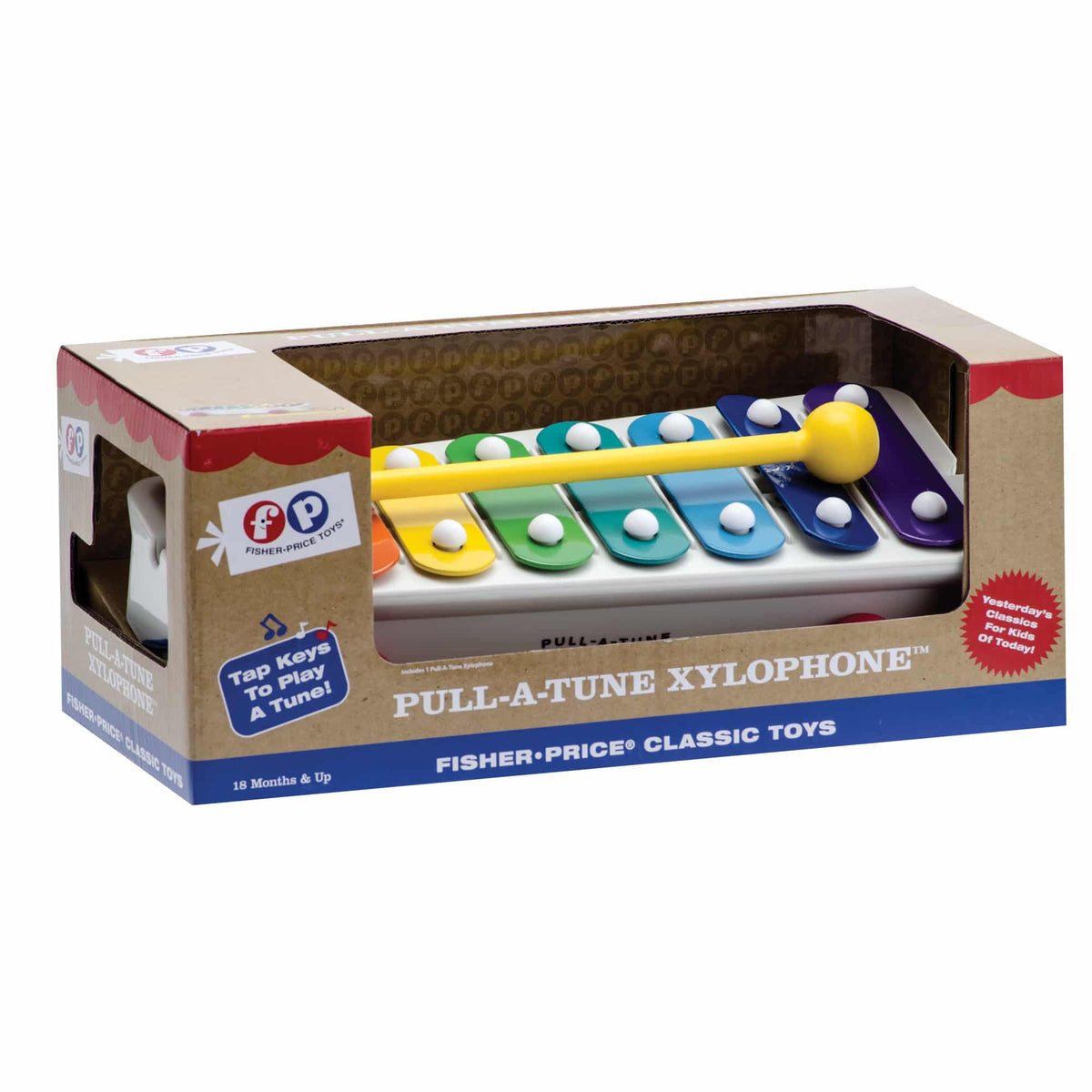 Pull-A-Tune Xylophone Package Front Angle Right