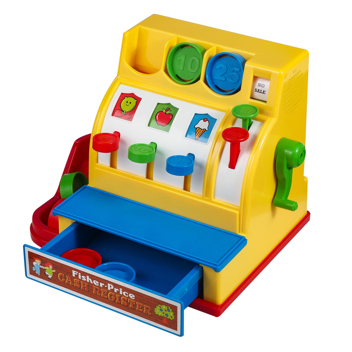 Cash Register - High Angle left, change drawer open