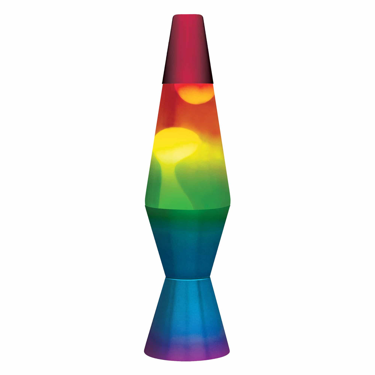 11.5′′ Lamp Rainbow – White/Tricolor