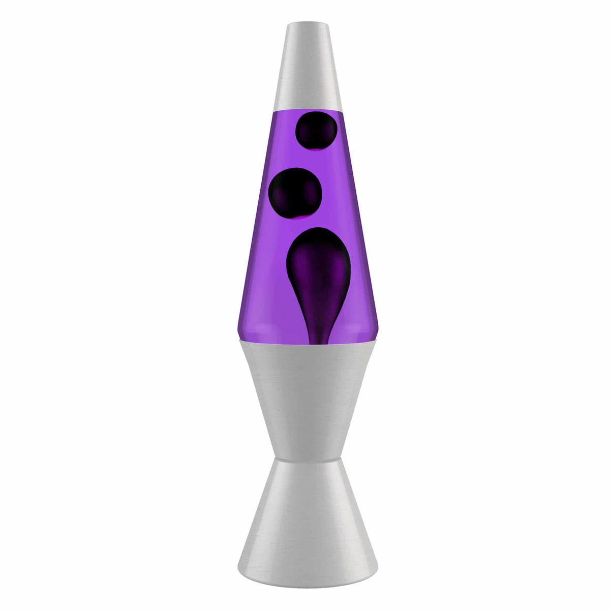 14.5'' Lamp – Black & Purple