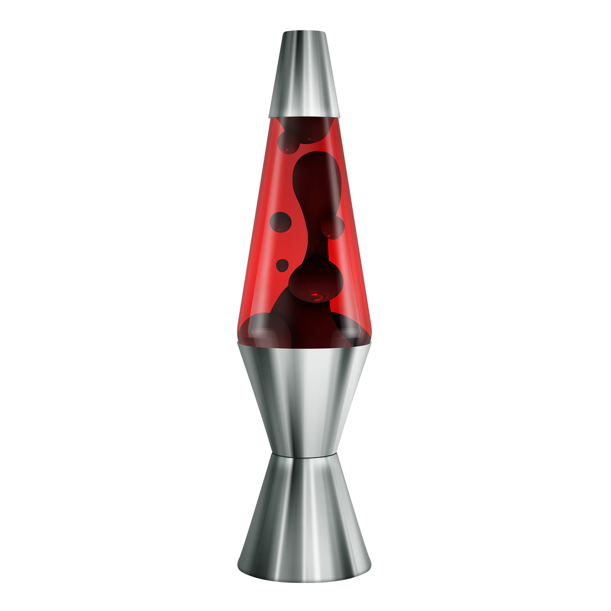14.5′′ Lamp Chrome Plated Crimson