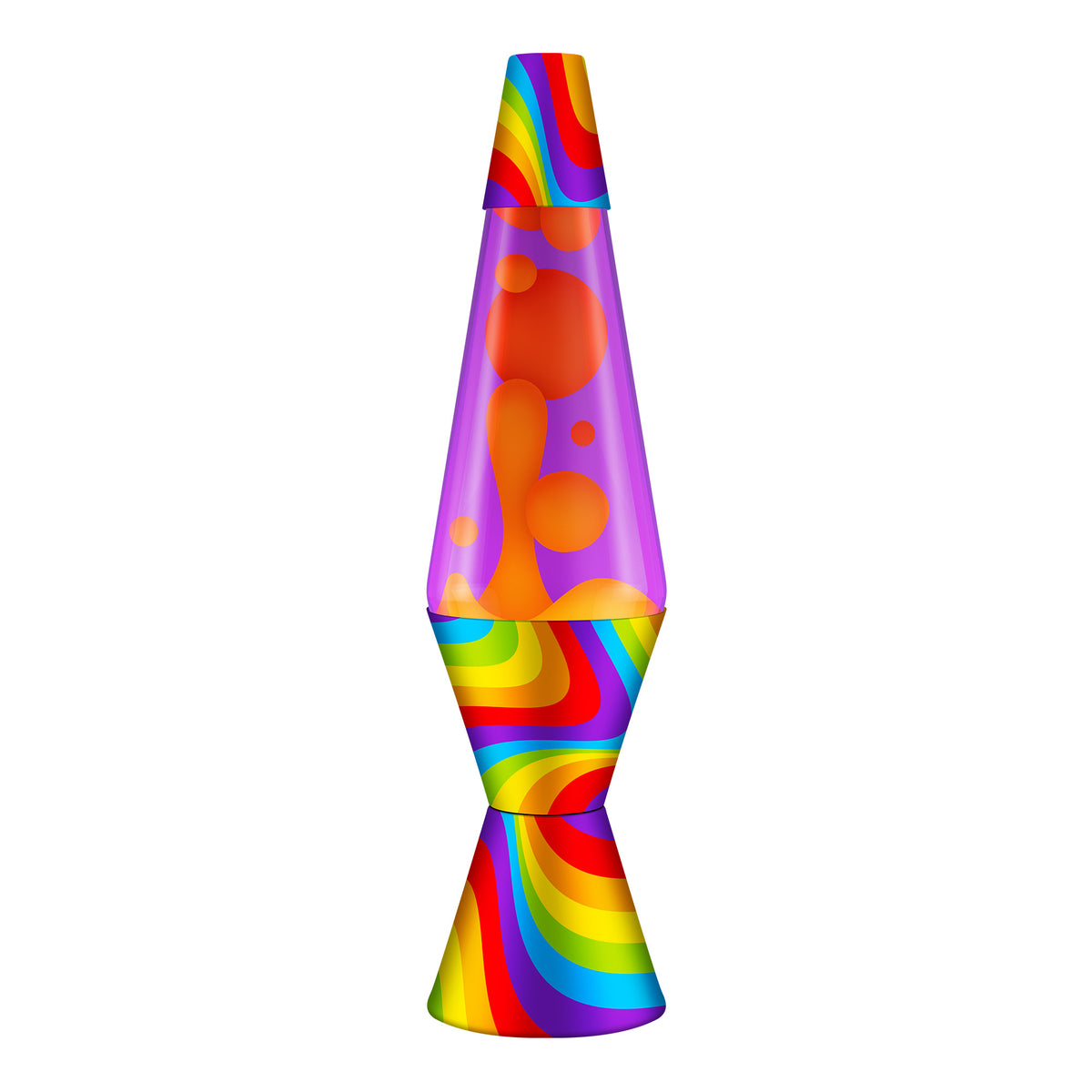 14.5′′ Lamp Flowing Color Bands