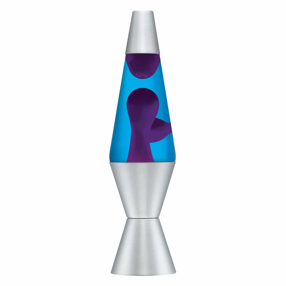14.5′′ Lamp – Purple/Blue/Silver