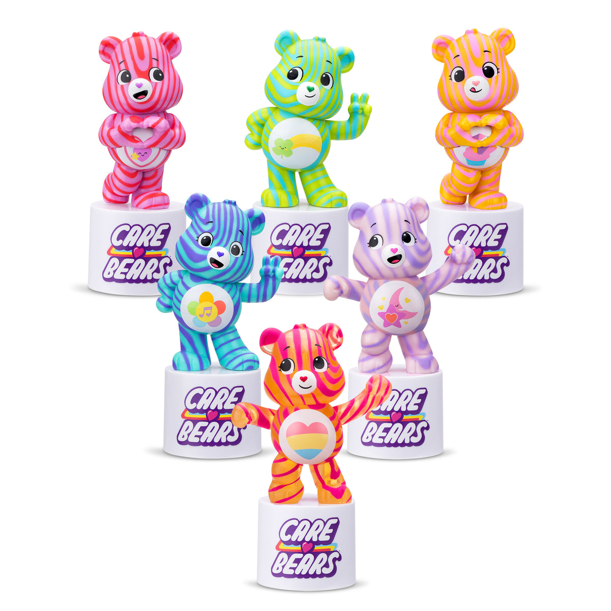 Peel and Reveal - Group shot of Revealed Bear Assortment