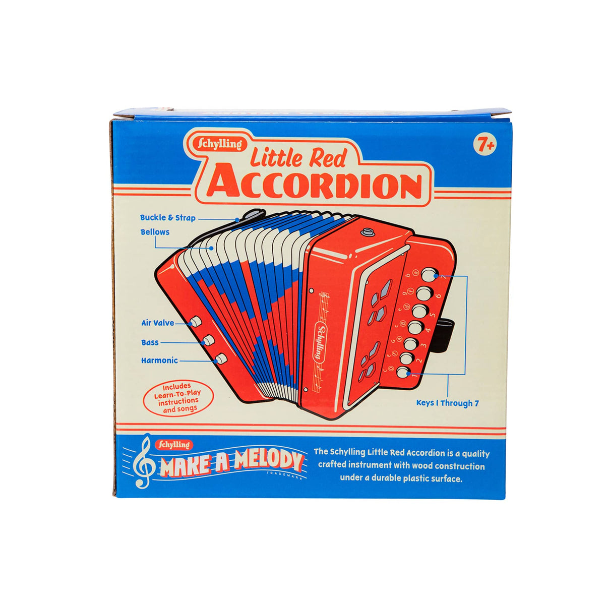 Little Red Accordion - Package Back