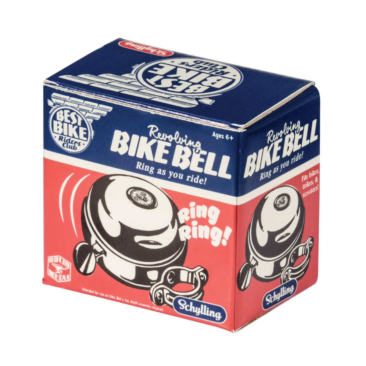 Metal Bicycle Bell - Front Angle Left