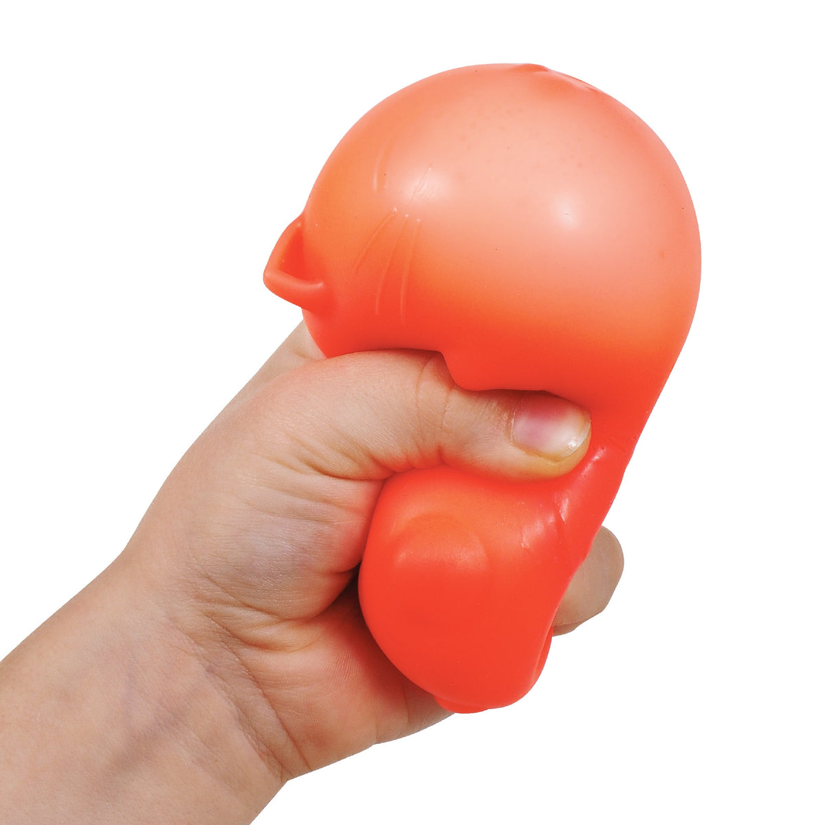 Cool Cats Hand Squeezing Orange Stress Cat