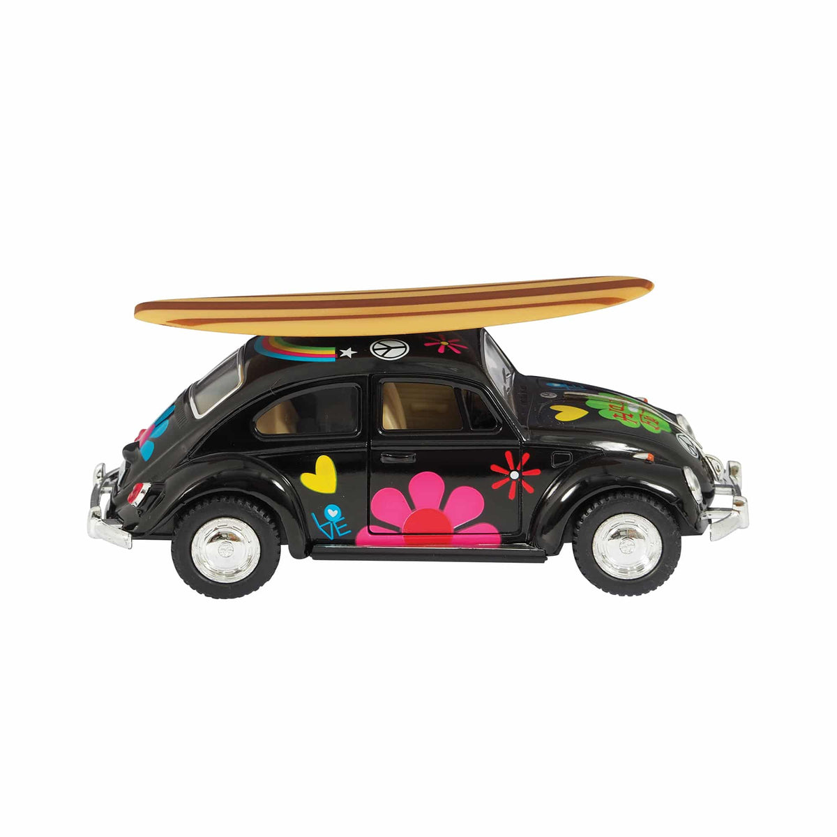 Diecast 1967 Beetle with Surfboard