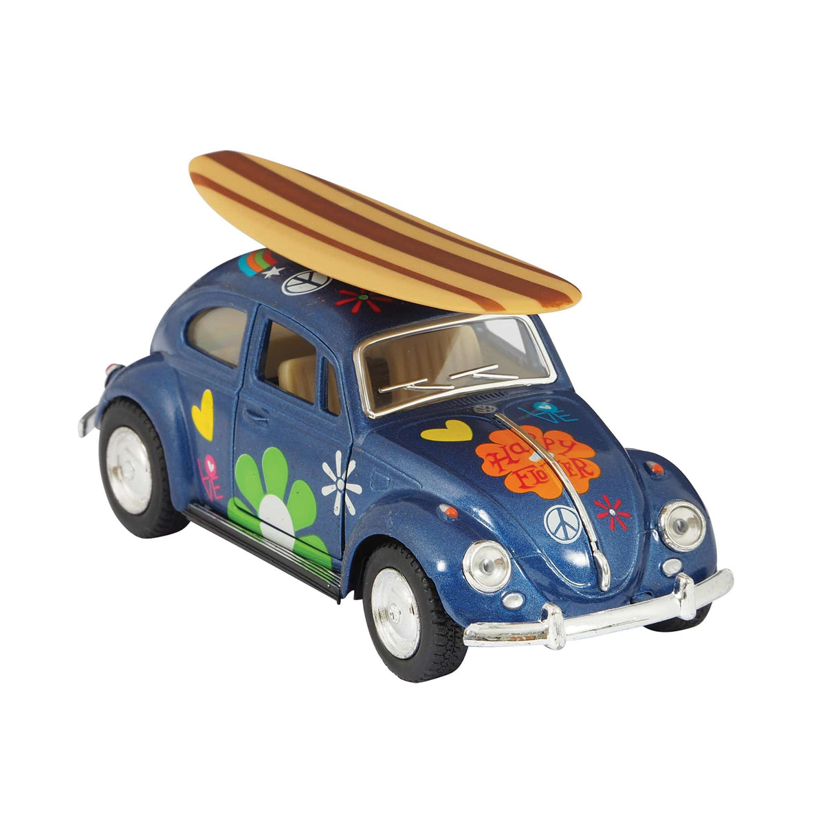 Diecast 1967 Beetle with Surfboard