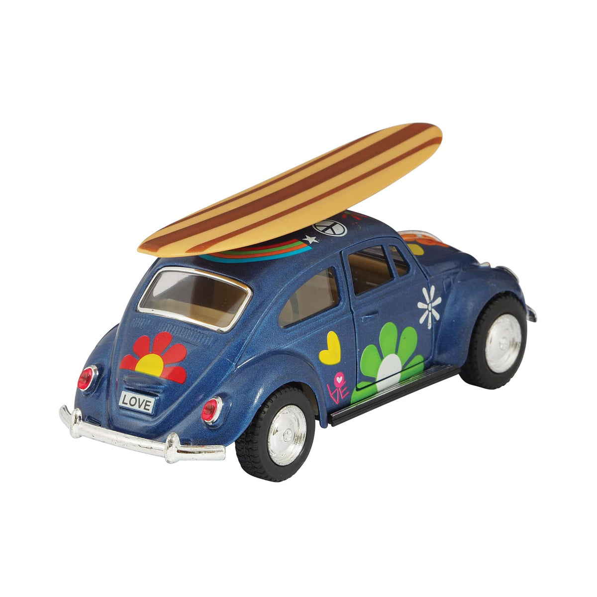 Diecast 1967 Beetle with Surfboard