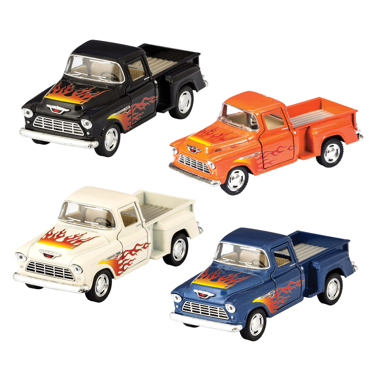 Diecast 55′ Pickup Flames