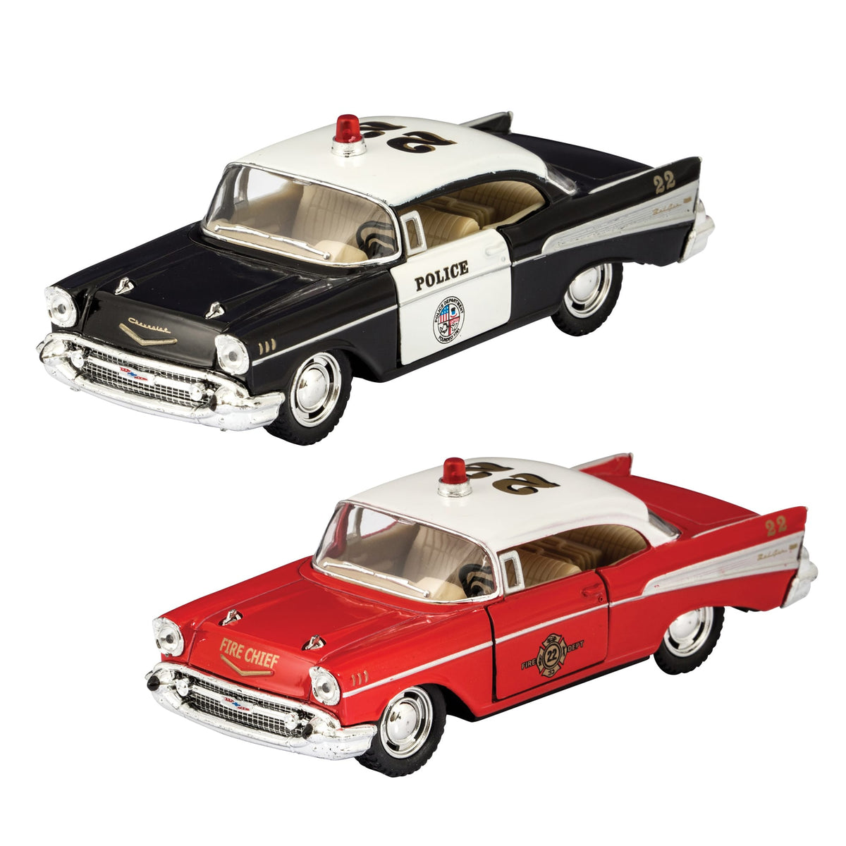 Diecast Fire/Police Bel Air
