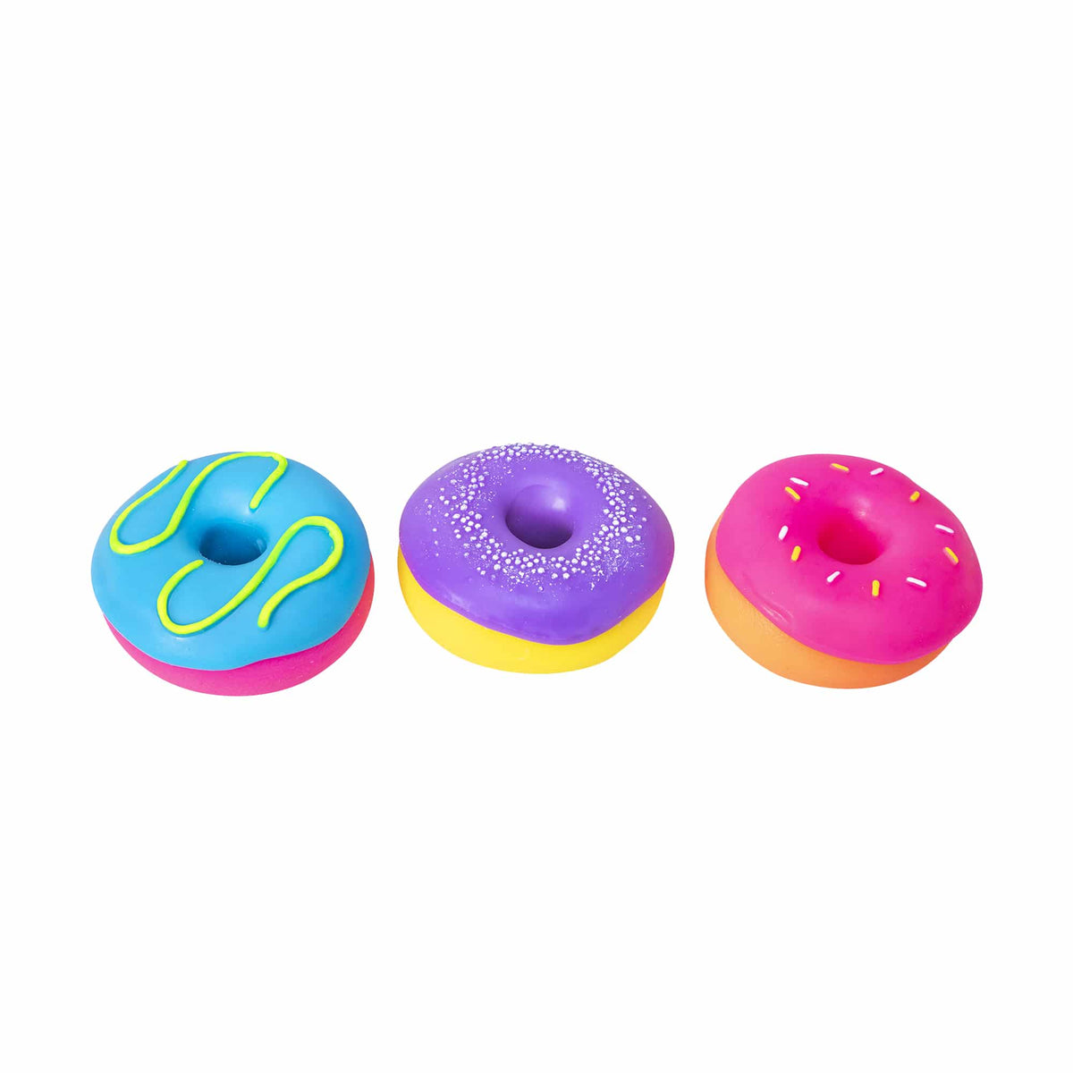 Dohnuts Group - Pink and Blue, Yellow and Purple, Orange and Pink