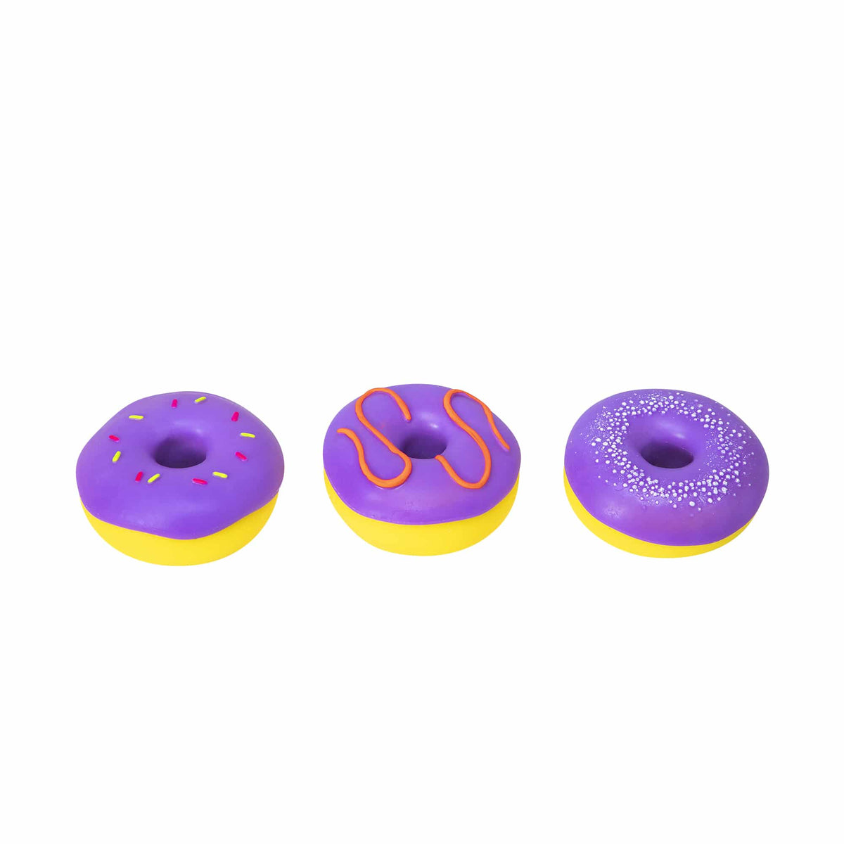 Dohnuts Group - Yellow with Purple Frosting