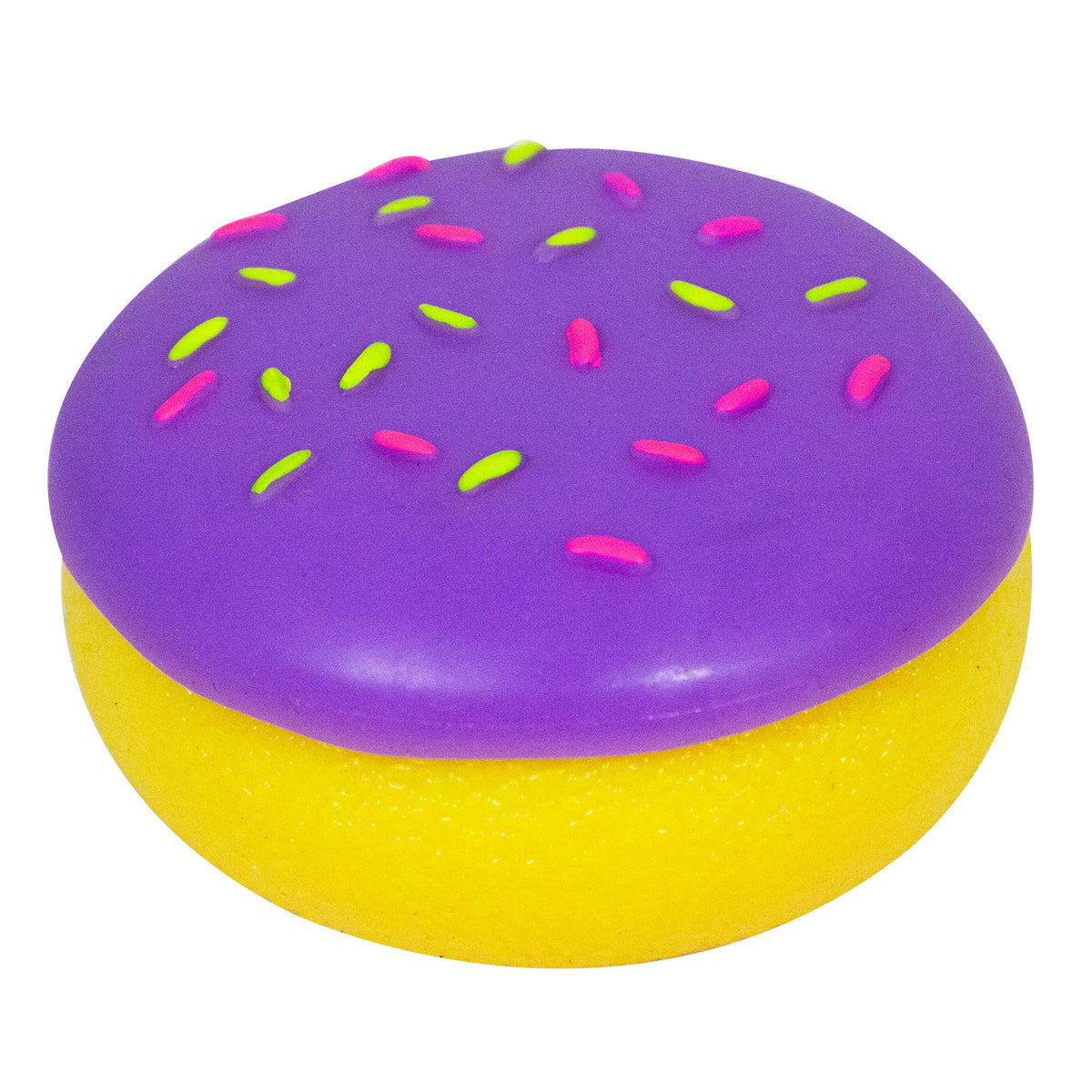 Jelly Donuts - Yellow Dohnut with Purple Frosting with Sprinkles