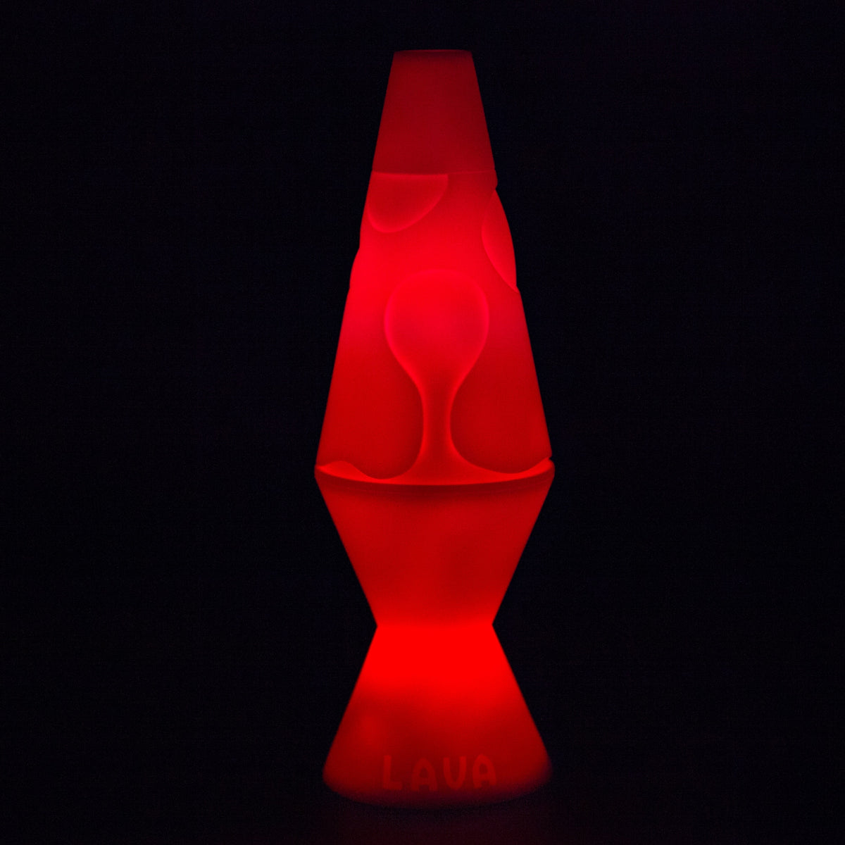 Led Lamp - On Red