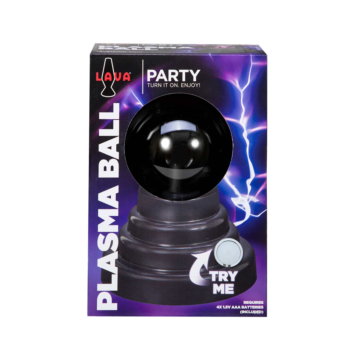 3” Lamp Plasma Ball Package Front