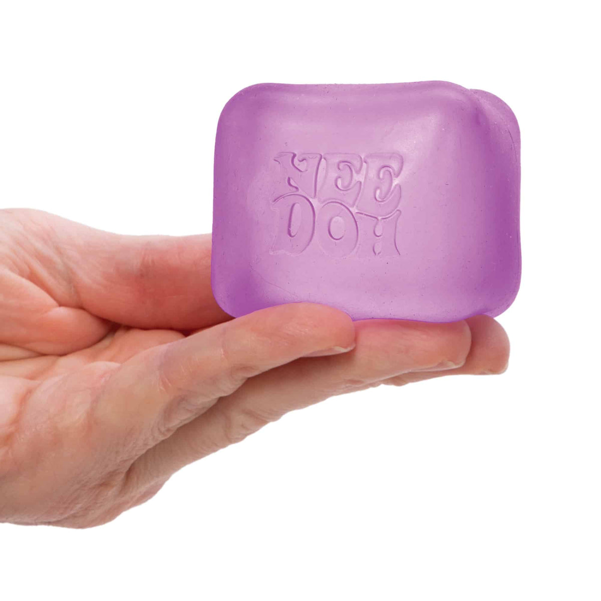 Nice Cube Purple Held in Hand