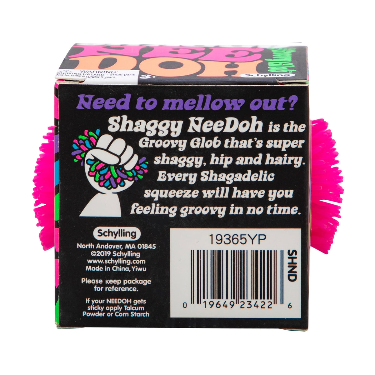 Shaggy Pink Package Back